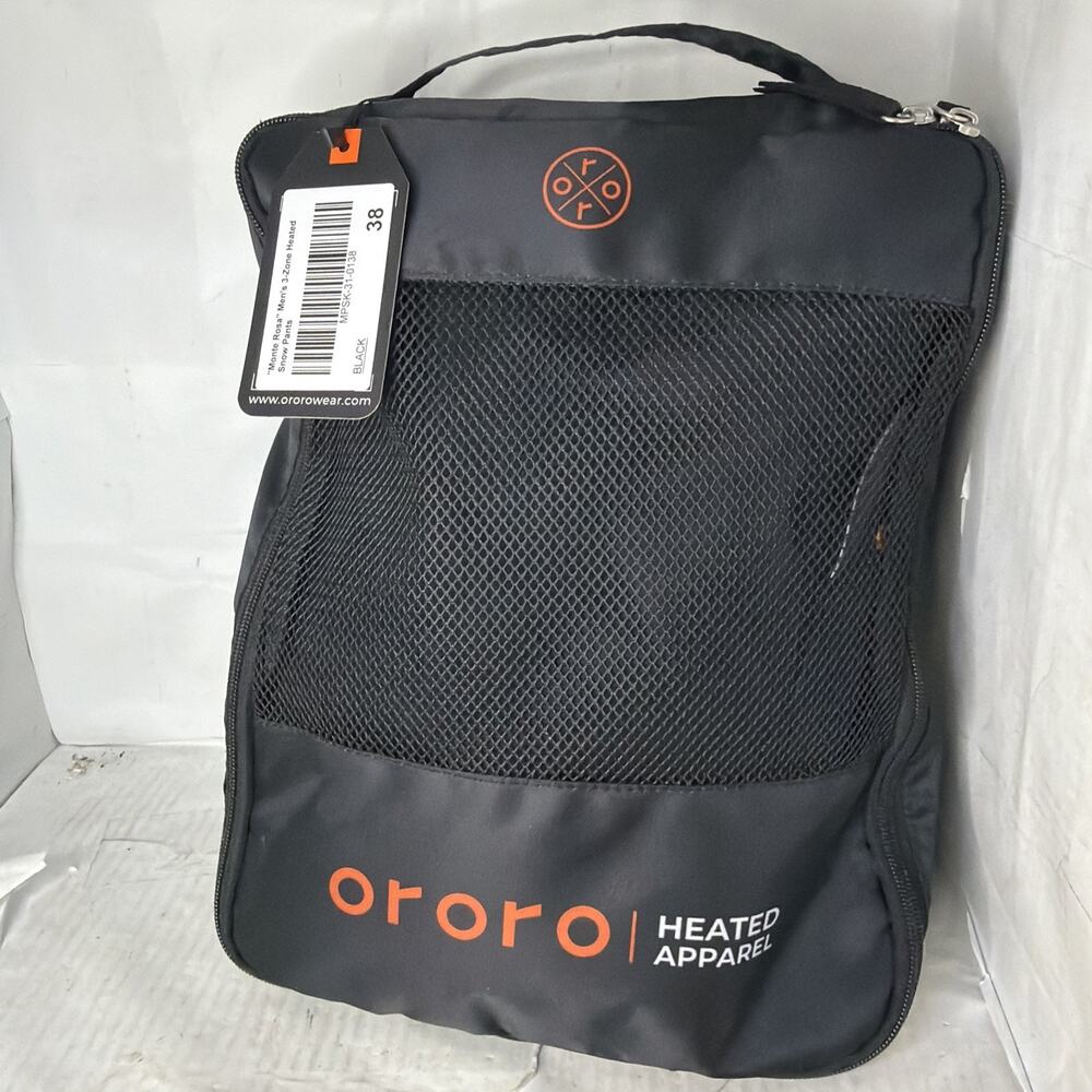 Ororo Sz 38 New Men's 3-Zone Heated Utility Pants Jeans Fleece Lined No Battery